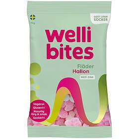 Wellibites Fläder & Hallon 70g