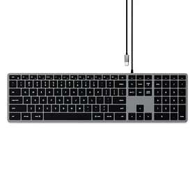 Satechi Slim W3 Wired Backlit Keyboard (Nordic)