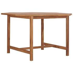 vidaXL Garden Table 120x120x75 cm Solid Teak Wood