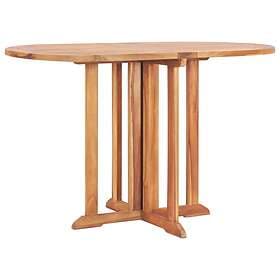 vidaXL Folding Butterfly Garden Table 120x70x75 cm Solid Teak Wood