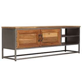 vidaXL TV Cabinet Recycled Teak and Steel 120x30x40 cm