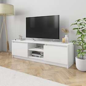 vidaXL TV Cabinet High Gloss White 120x30x35.5 cm Chipboard