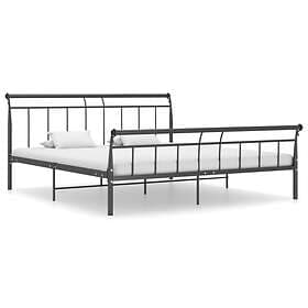 vidaXL Bed Frame Black Metal 200x200 cm