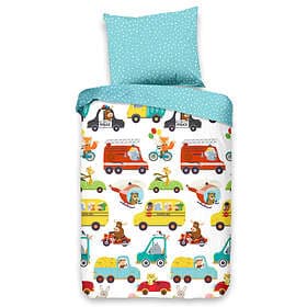 Good Morning Kids Duvet Cover Traffic 100x135 cm Multicolour