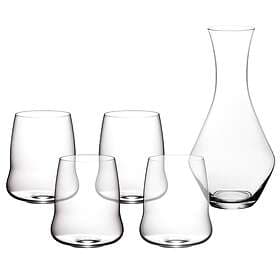 Riedel Cabernet Sauvignon Carafe med 4 Vinglas