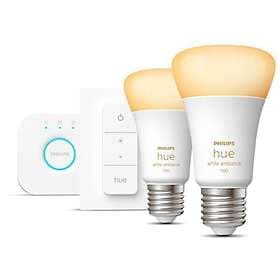 Philips Hue Bridge + 2x E27 8W WA + Switch