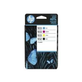 HP 932 (Sort) + 933 (Cyan/Magenta/Gul)