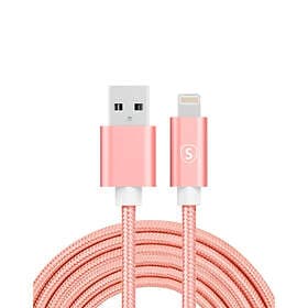 SiGN Nylon 2.1A USB A - Lightning 3m