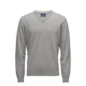 Gant Superfine Lambswool V-Neck Sweater (Herre)