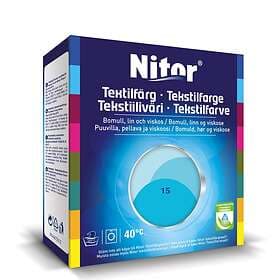 Nitor Textilfärg Turkos 15 400/800g