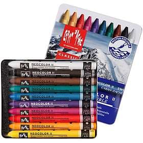 Caran d'Ache Neocolor II Akvarellkritor 10st