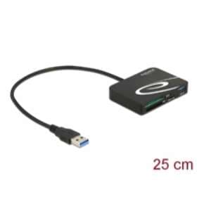 DeLock USB 3.2 Gen 1 Card Reader for microSD/SD/XQD (91756)