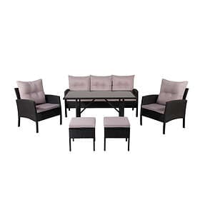 Venture Design Grupp Knock 120X70cm (inkl. Sofa, 2st Stolar, 2st Pallar)