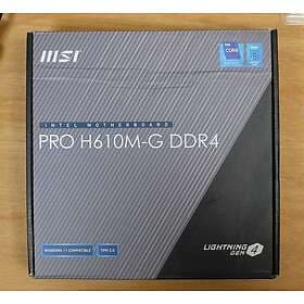 MSI PRO H610M-G DDR4