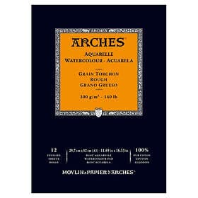 Arches Akvarellblock GT A3 300g 12 Blad