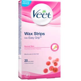 Veet Easy Grip Normal Skin Wax Strips 20st