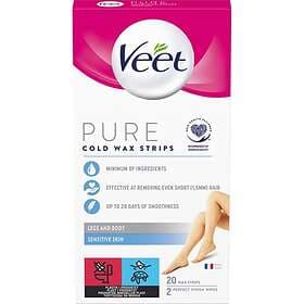 Veet Pure Sensitive Skin Legs & Body Cold Wax Strips 20st