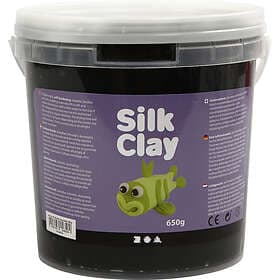 Silk Clay Svart Modellera 650g