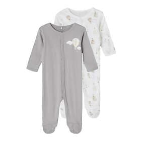 name it Sleepoverall With Feet Pyjamas 2-pack