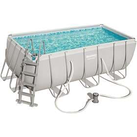 Bestway Power Steel Rectangular Pool Set 5in1 412x201x122cm