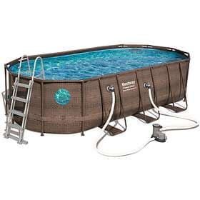 Bestway Power Steel Swim Vista Oval Pool Set 549x274x122cm