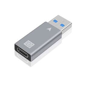 NÖRDIC OTG USB C - USB A 3.2 Gen2 F-M Adapter