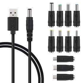 NÖRDIC USB A - 11 Plugs DC Power 1m