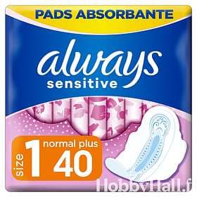 Always Sensitive Normal Plus 40-pack