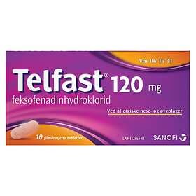 Telfast 120mg 10 Tablets