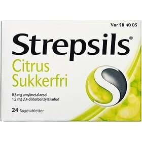 Strepsils Citron Sugarfree 24stk