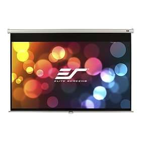 Elite Screens Manual Black Top-30 White Case MaxWhite 16:9 84" (186x105)