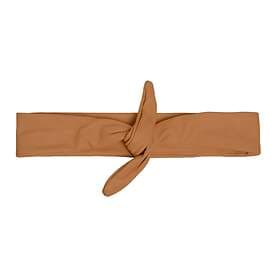 Corinne Leather Headband Wire Camel