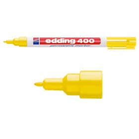 Edding 400 Märkpenna Permanent 1.0mm (gul)