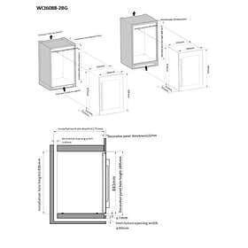 Witt WCI6088-2BG (Sort)