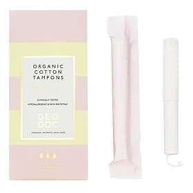 DeoDoc Organic Cotton Tampons with Applicator Super (14-pack)