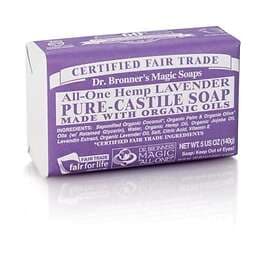 Dr. Bronner's Lavender Bar Soap 140g