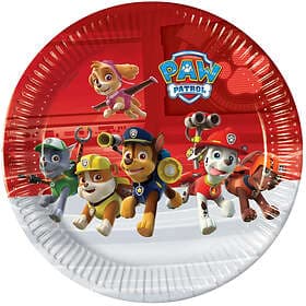 Paw Patrol Papptallrikar 23cm 8-pack