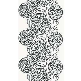 Marimekko Bottna Tyg Sort/Vit 145cm