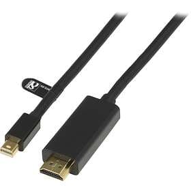 Deltaco HDMI - DisplayPort Mini 3m