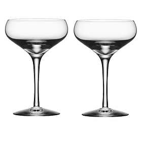 Orrefors More Champagne Glass 21cl 2-pack