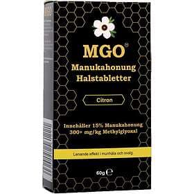 MGO Manukahonung Halstabletter Citron 300+ 60g