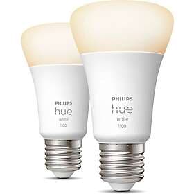 Philips Hue White LED E27 A60 2700K 1100lm 9.5W 2-pack