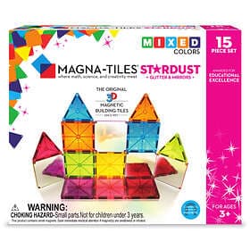 Magna-Tiles Stardust 15-Piece Set