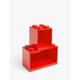 LEGO Brick Shelf Set 4 + 8 Knobs