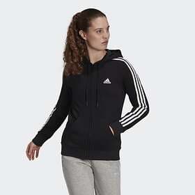 Adidas Essentials Fleece 3-Stripes Full-Zip Hoodie (Dame)