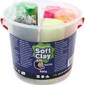 Soft Clay Modellera Neon 400g