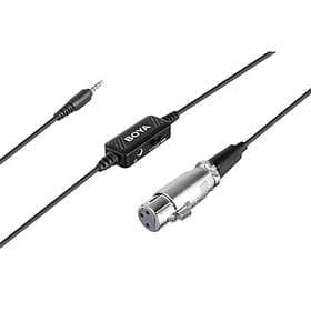 Boya BY-BCA6 Mikrofonadapter XLR till 3.5mm