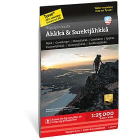 Högalpin Karta Áhkká & Sarektjåkkå 1:25.000