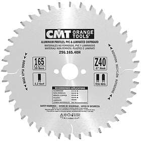 CMT Sågklinga för laminat 296; 165x2.2x20; Z40; -6°