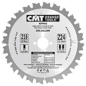 CMT Sågklinga för trä 290; 210x2.8x30; Z24; 20°